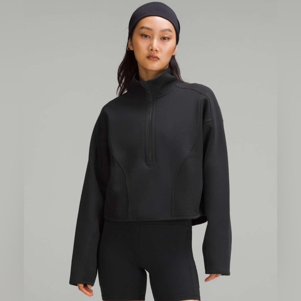 Lululemon Mixed Fabric Half-Zip Pullover